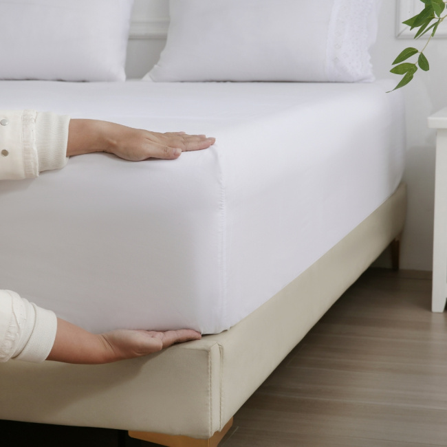 Jogo de Lençol Napoli Percal 300 Fios Lese Bordado Inglês Branco