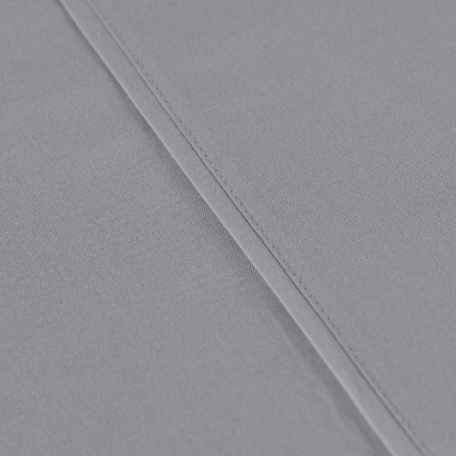 Jogo de Lençol Percal 300 Fios Life Cinza