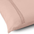 Jogo de Lençol Percal 300 Fios Ponto Infinito Rosê