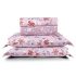 Jogo de Lençol Queen 4 Peças Percal 400 Fios Premier Estampado Floral Rosa