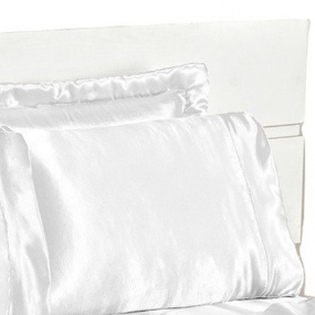 Jogo De Lençol Sevilha 4pçs King Size Cetim Charmousse Branco