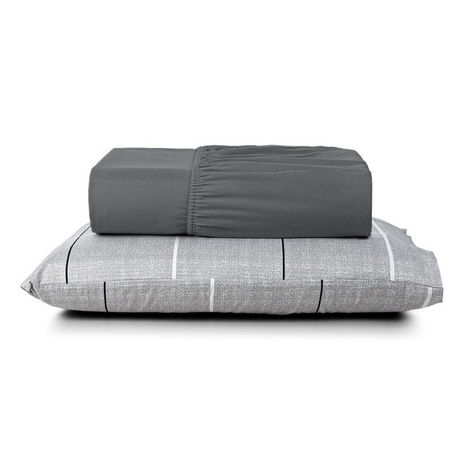 Jogo De Lençol Solteiro 2 Peças 200 Fios Estampado Avere Dallas