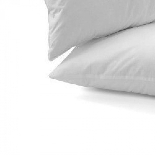 Kit 2 Travesseiro Confort Fibra Silicone Percal 100% Algodão
