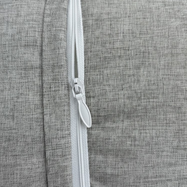 Kit 4 Capas De Almofada Decorativa para Sofá 45cmx45cm Premium Cinza