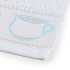 Kit 6 Panos de Prato Atoalhado Copa Gourmet 50x70cm  Bordado 300g/m² 100% Algodão Chá da Tarde