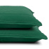 Kit Cobre Leito Colcha Casal 3 Peças Colors Dupla Face 200 Fios Matelassê Esmeralda/Verde Claro