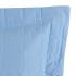 Kit Cobre Leito Colcha Casal 3 Peças Percal 200 Fios 100% Algodão Classic Dupla Face Matelassê Azul Claro