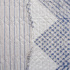 Kit Cobre Leito Colcha Casal Padrão 3 Peças Boutis Estampada Dupla Face Patchwork Azul