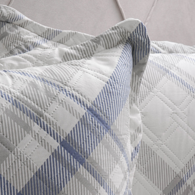 Kit Cobre Leito Colcha Casal Padrão 3 Peças Boutis Estampada Dupla Face Prisma