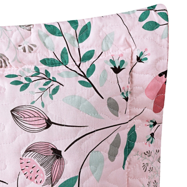 Kit Cobre Leito Colcha King 3 Peças 200 Fios Avere Dupla Face Bothanica