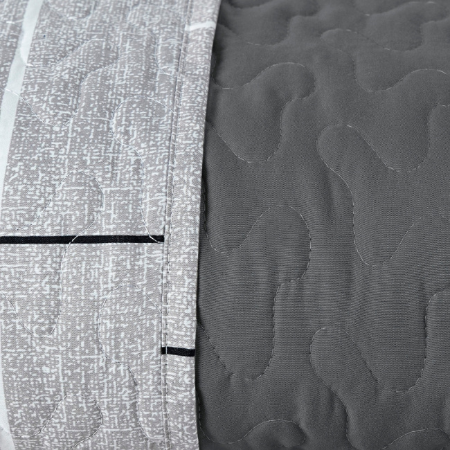 Kit Cobre Leito Colcha King 3 Peças 200 Fios Avere Dupla Face Dallas