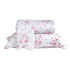 Kit Cobre Leito Colcha King 3 Peças Boutis Estampada Dupla Face Charme Rosê