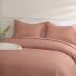 Kit Cobre Leito Colcha Queen 3 Peças Matelado PomPom 300 Fios Rosê