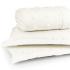 Kit Cobre Leito Colcha Queen 3 Peças Micro Percal 300 Fios Poppy Dupla Face Off White