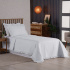 Kit Cobre Leito Colcha Solteiro 2 Peças Amore Matelado Dupla Face Branco