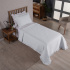 Kit Cobre Leito Colcha Solteiro 2 Peças Amore Matelado Dupla Face Branco