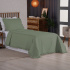 Kit Cobre Leito Colcha Solteiro 2 Peças Amore Matelado Dupla Face Verde