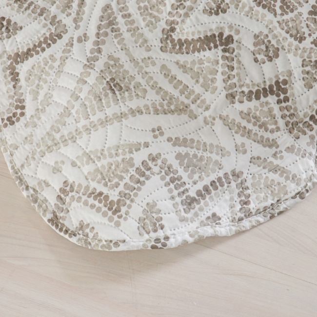 Kit Cobre Leito Colcha Solteiro 2 Peças Boutis Estampada Dupla Face Mandala