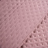 Kit Cobre Leito Colcha Super King 3 Peças Matelado Dupla Face Dots 300 Fios Rosê
