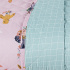 Kit Colcha Cobre Leito 2 Peças Solteiro Colorê Dupla Face Matelassê Raposinha