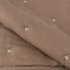 Kit Colcha Cobre Leito 3 Peças King Maxime 300 Fios Matelassê Bordado Caqui