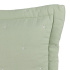 Kit Colcha Cobre Leito 3 Peças King Maxime 300 Fios Matelassê Bordado Verde Menta