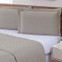 Kit Colcha Cobre Leito 3 Peças Queen Matelado Basics Cáqui