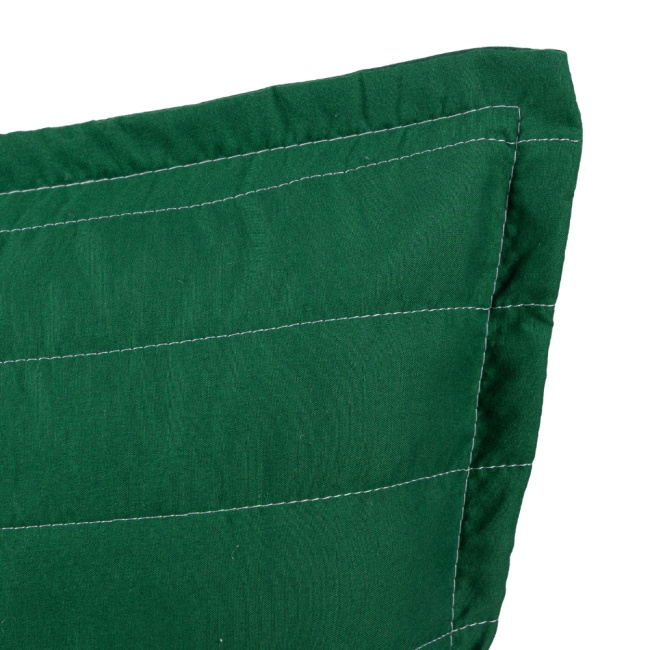 Kit Colcha Cobre Leito Dupla Face 200 Fios Matelassê Colors Esmeralda/Verde Claro