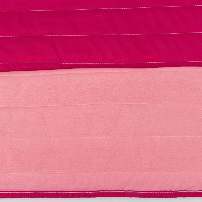 Kit Colcha Cobre Leito Dupla Face 200 Fios Matelassê Colors Pink/Rosa