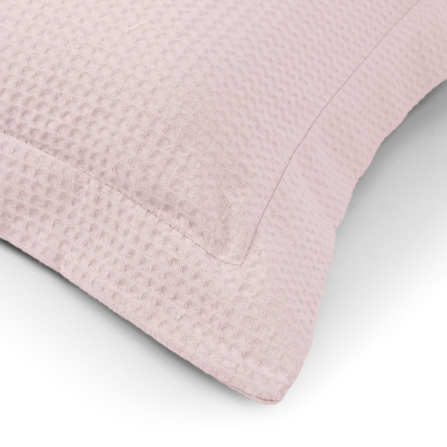 Kit Colcha Cobre Leito King 3 Peças Charm Piquet 100% Algodão Rosa