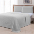 Kit Colcha Cobre Leito Matelado Basics Prata