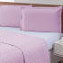 Kit Colcha Cobre Leito Matelado Basics Rosa