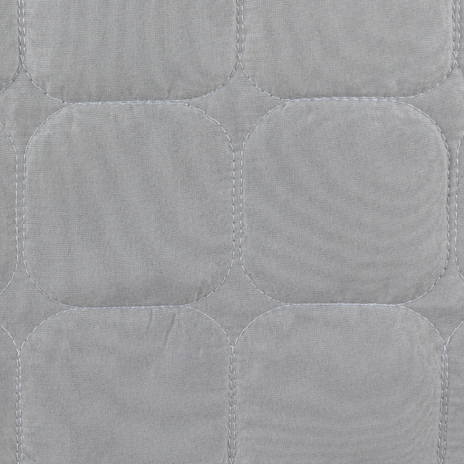 Kit Colcha Cobre Leito Matelassê 200 Fios Dupla Face Berlim Cinza