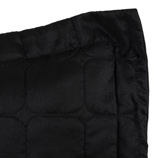 Kit Colcha Cobre Leito Matelassê 200 Fios Dupla Face Berlim Preto