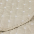 Kit Colcha Cobre Leito Queen 3 Peças Verity 200 Fios Algodão Matelassê Bordado Cáqui