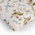 Kit Coordenado Queen 7 Peças (Cobre Leito + Jogo Lençol) Attuale Floral Branco