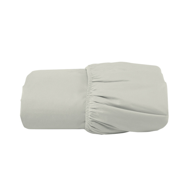 Lençol Solteiro com Elástico Percal 200 Fios Algodão Confort Cáqui