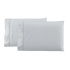 Par de Fronhas Percal Premium 230 Fios 100% Algodão 50x70cm Ponto Palito Cinza