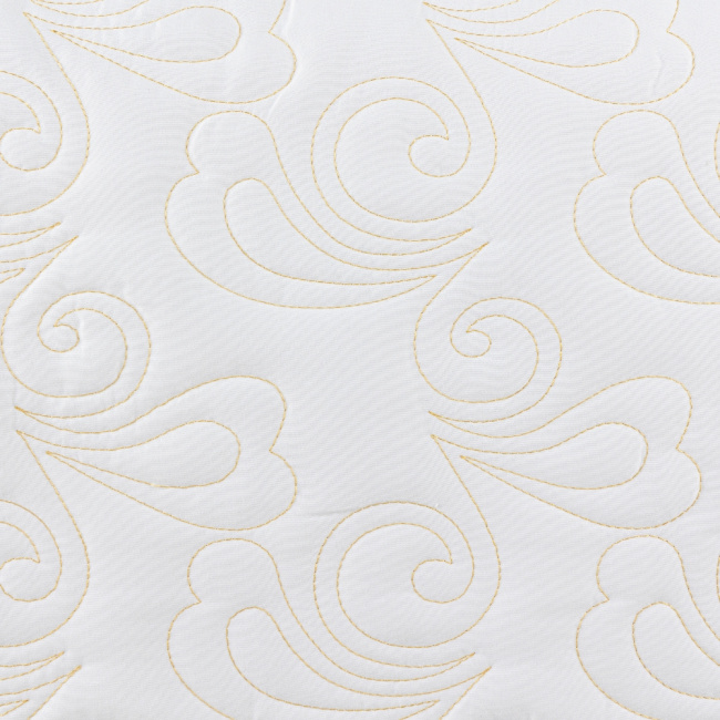 Par De Porta Travesseiro London 70x50cm 400 Fios Bordado Com Aba Americana Branco