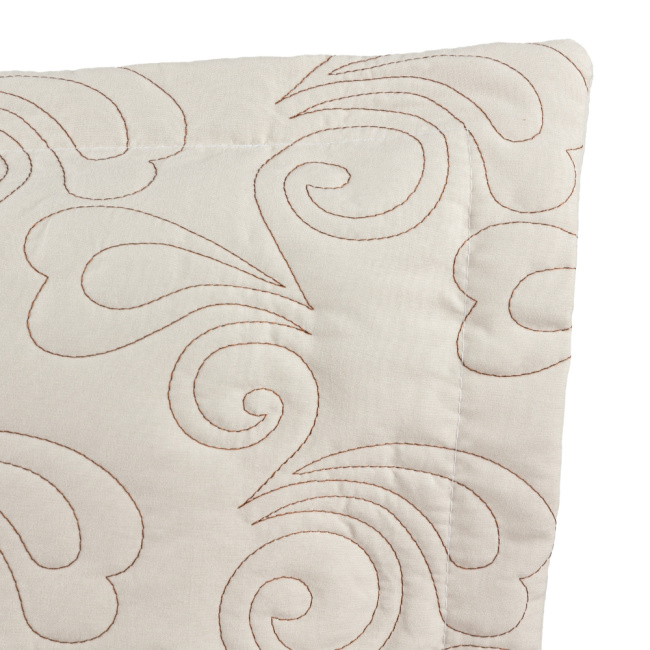 Par De Porta Travesseiro London 70x50cm 400 Fios Bordado Com Aba Americana Fendi