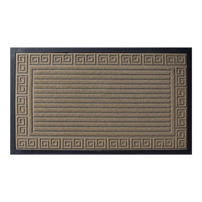 Tapete Capacho de Porta Antiderrapante Velaris 40x60cm Fendi