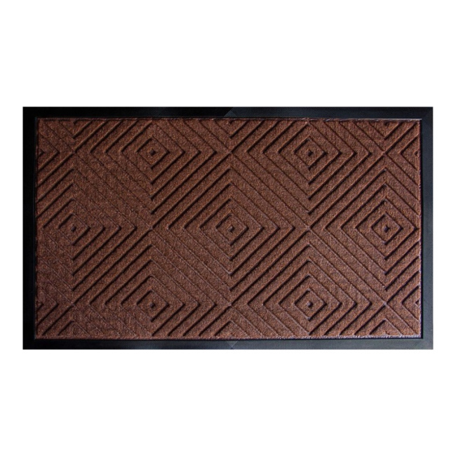 Tapete Capacho de Porta Antiderrapante Velaris 40x60cm Marrom