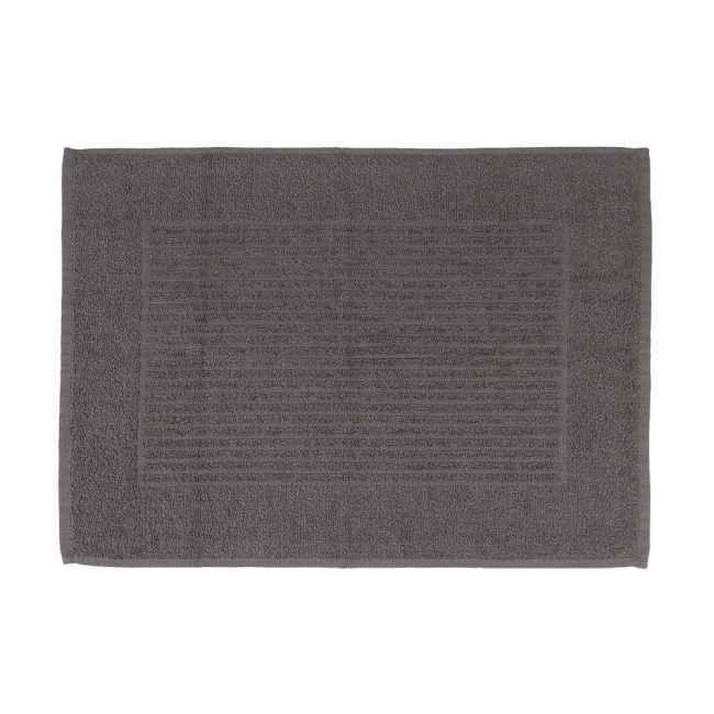 Tapete De Banheiro 50x70cm Algodão 400g/m² Piso Antiderrapante Basic Pedra