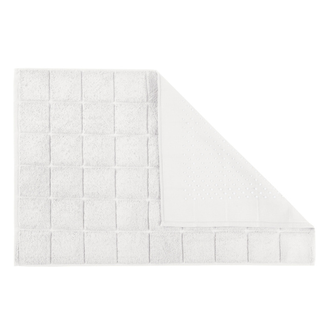 Tapete de Banheiro Piso Atoalhado Prime Delicatta 100% Algodão 75x50cm Branco
