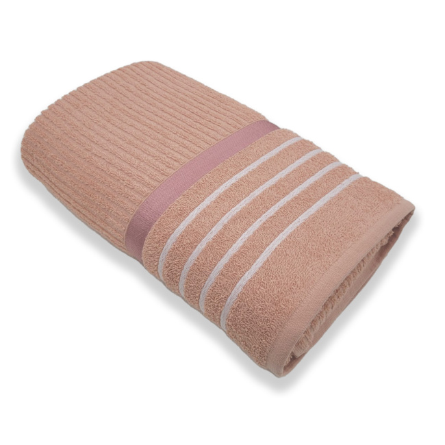 Toalha De Banho 350g/M² Banhão Fio Penteado Nancy Coral