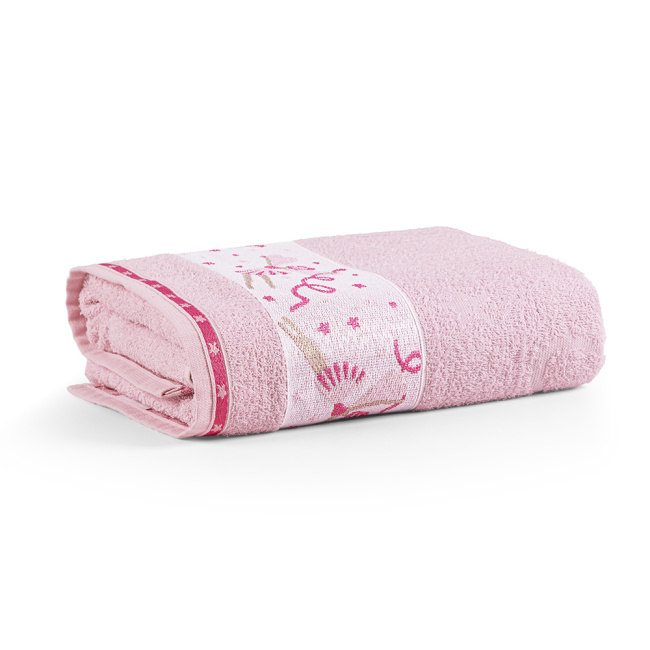 Toalha De Banho Kids Minimi 315g/M² Avulsa 115x75cm 100% Algodão Bailarina