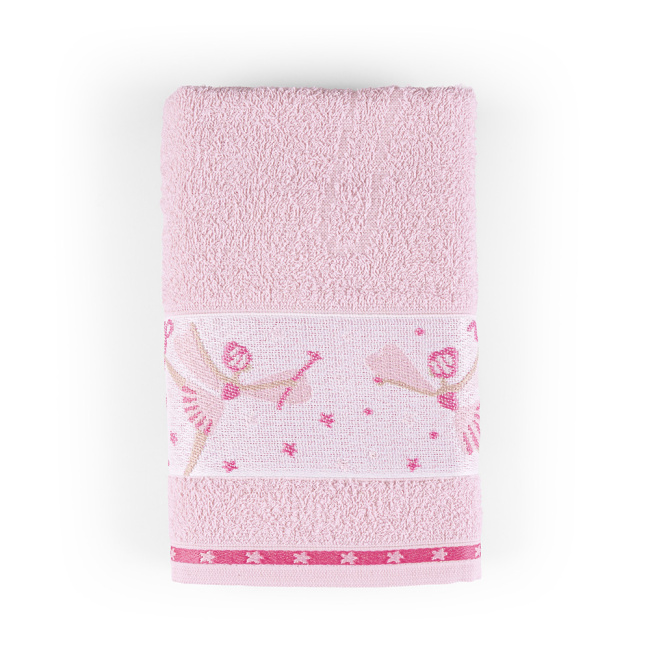 Toalha De Banho Kids Minimi 315g/M² Avulsa 115x75cm 100% Algodão Bailarina