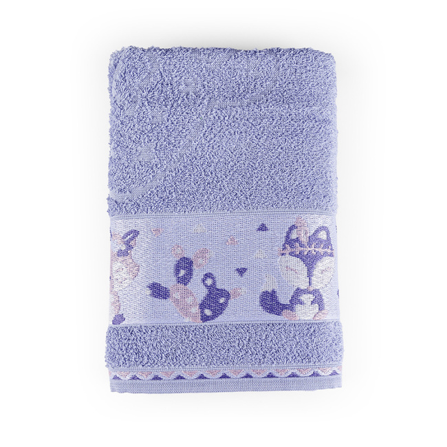 Toalha De Banho Kids Minimi 315g/M² Avulsa 115x75cm 100% Algodão Foxy