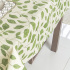 Toalha de Mesa 04 Cadeiras Floral Impermeável 1,40x1,50M Verde