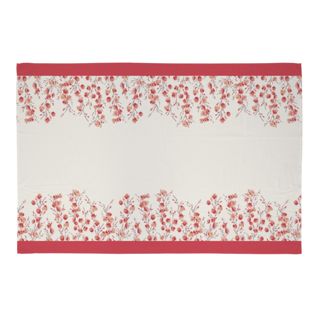 Toalha de Mesa 6 Lugares Basic 1,40x2,10m Estampada Cerejeira